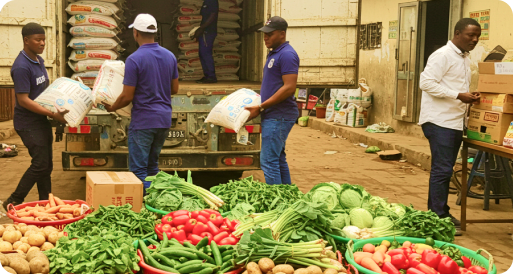 Loading bulk supplies for delivery