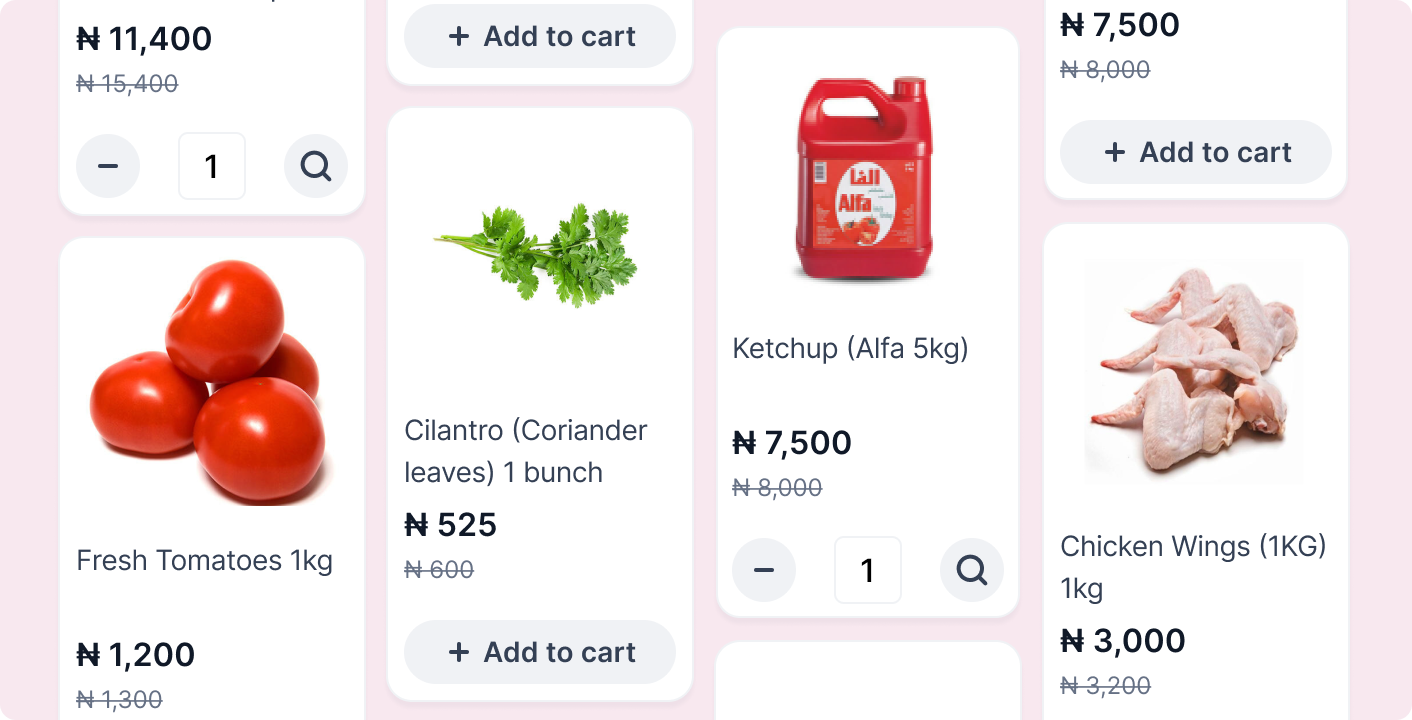 GoSource marketplace with bulk food items